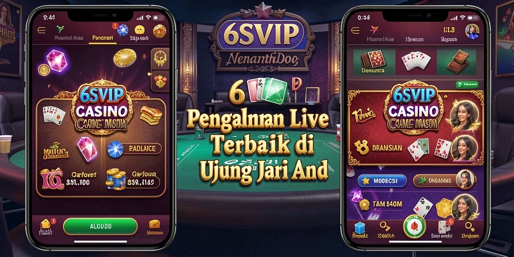 Screenshot gameplay dari 6SVIP menampilkan dealer dan permainan yang mendebarkan.