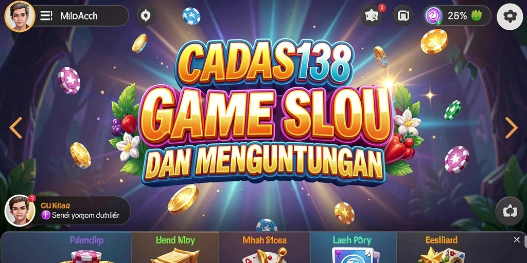 Tampilan utama gameplay Slot yang menarik dan menghibur di CADAS138.