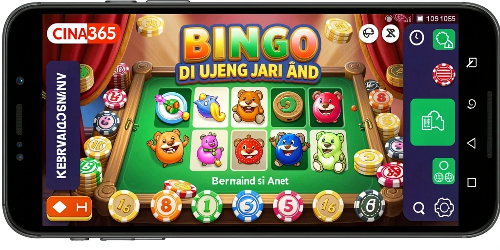 Gameplay seru CINA365 dengan suasana Bingo yang menggembirakan.