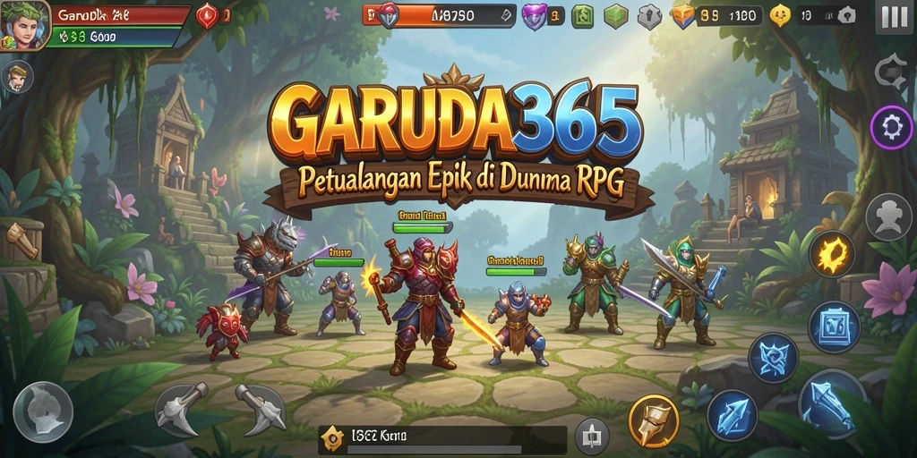 Tampilan gameplay epik dari GARUDA365 yang penuh aksi dan petualangan.