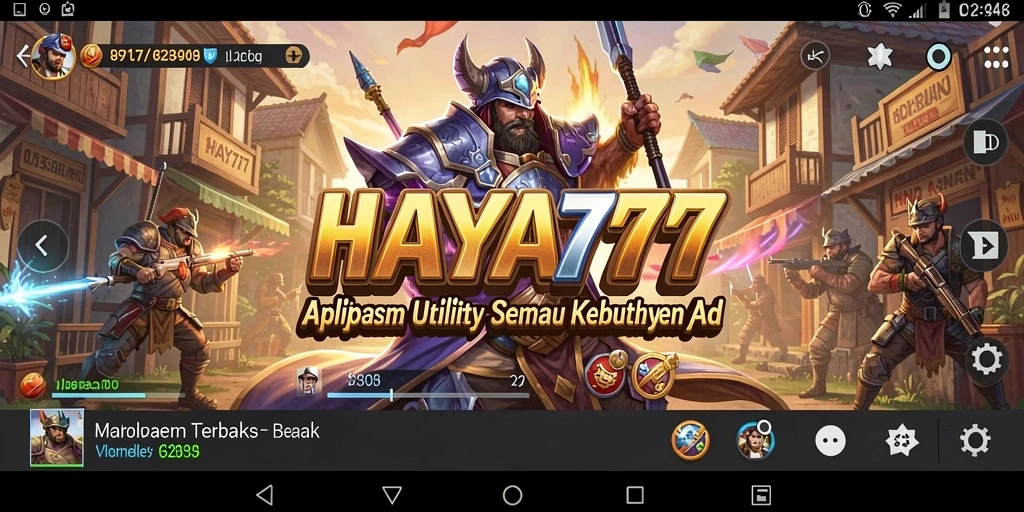 Tampilan utama HAYA777 yang memudahkan navigasi aplikasi Utility.