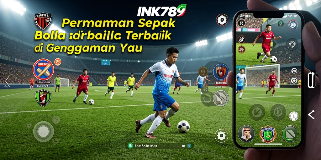 Tampilan gameplay INK789 yang menegangkan dalam pertandingan sepak bola.