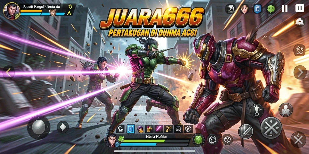 Screenshot JUARA666 menampilkan aksi seru dan gameplay yang dinamis.