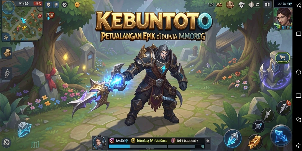 Tangkapan layar KEBUNTOTO menunjukkan aksi pertarungan yang intens.