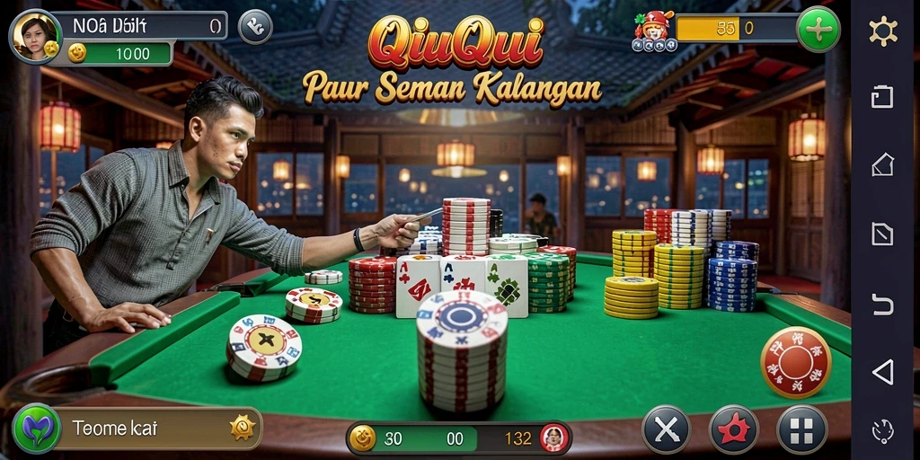 Gameplay seru dalam N32 menunjukkan momen menegangkan di QiuQiu.