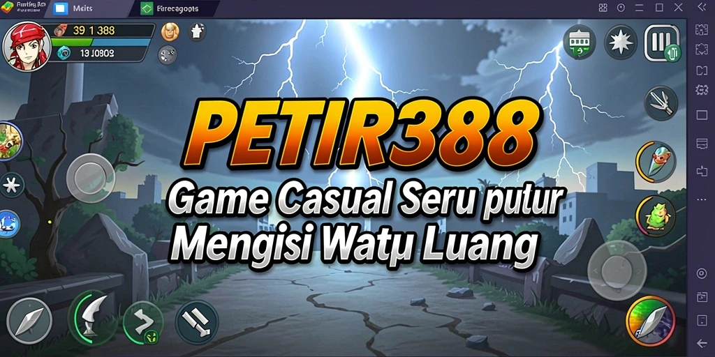 Tampilan menarik dari gameplay PETIR388 yang penuh warna.