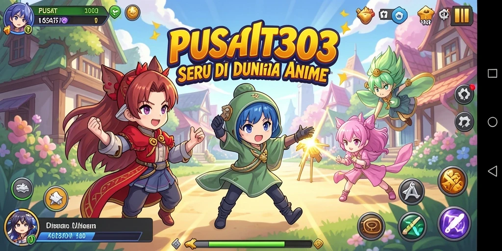 Tangkapan layar PUSAT303 menunjukkan aksi seru dalam dunia anime.