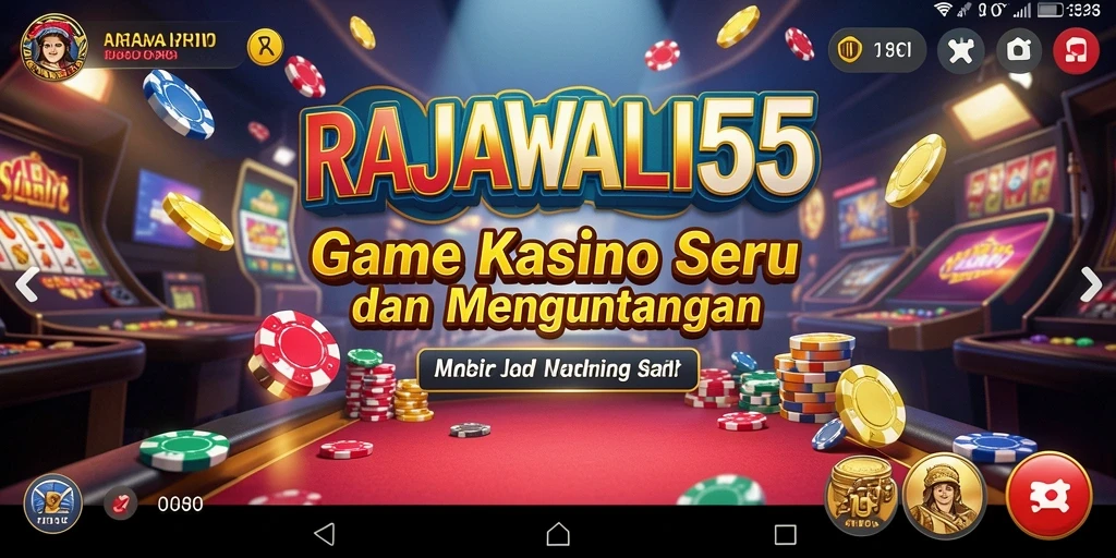 Tampilan gameplay Kasino yang mengasyikkan di RAJAWALI55.