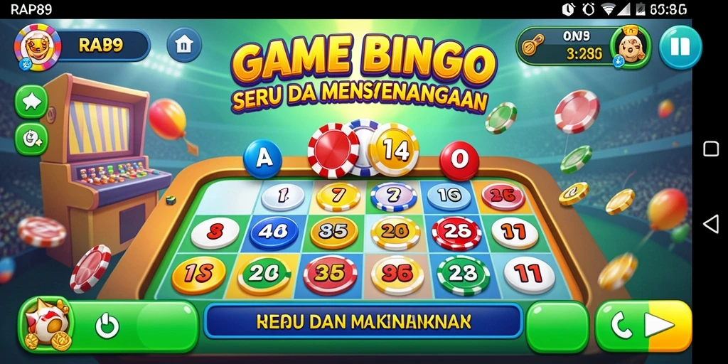 Tampilan gameplay seru dari RAP89 yang memikat dan penuh warna.