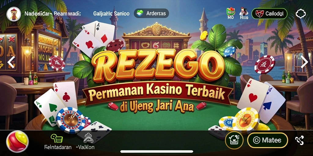 Gameplay Kasino yang mengasyikkan dan mendebarkan di REZEGO.