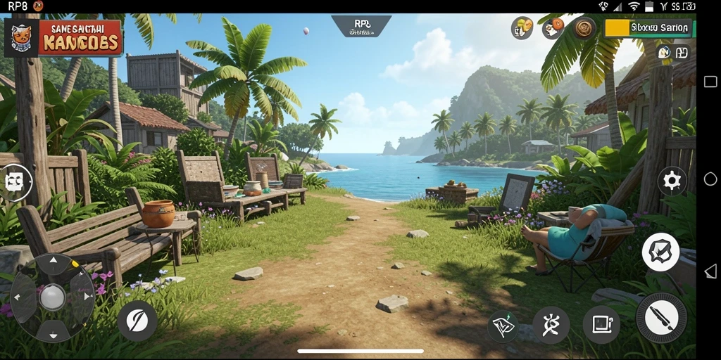 Tampilan gameplay <strong>RP8</strong> yang cerah dan menarik.
